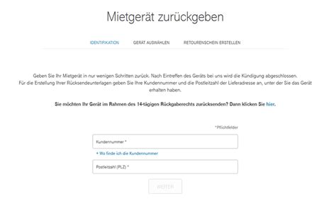 www telekom de mietgerät zurücksenden retourenschein